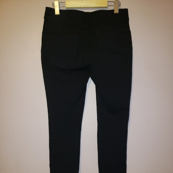 Tristan Women's Size M Blck High Waist Fitted Thigh Stretch Pants - Pre-Owned - Picture 5 of 7